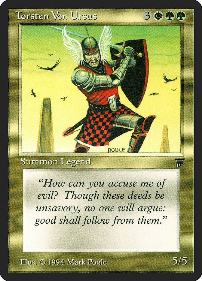 Torsten Von Ursus [Legends] | Local Legends