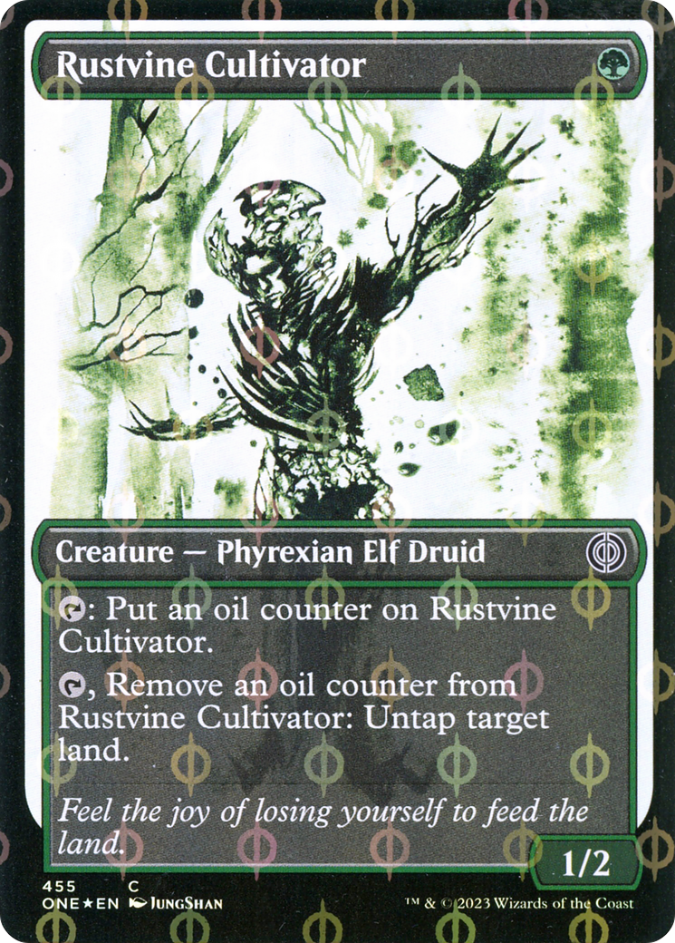 Rustvine Cultivator (Showcase Ichor Step-and-Compleat Foil) [Phyrexia: All Will Be One] | Golgari Games