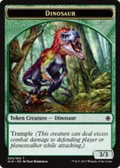 Dinosaur // Treasure (008) Double-sided Token [Ixalan Tokens] | Golgari Games