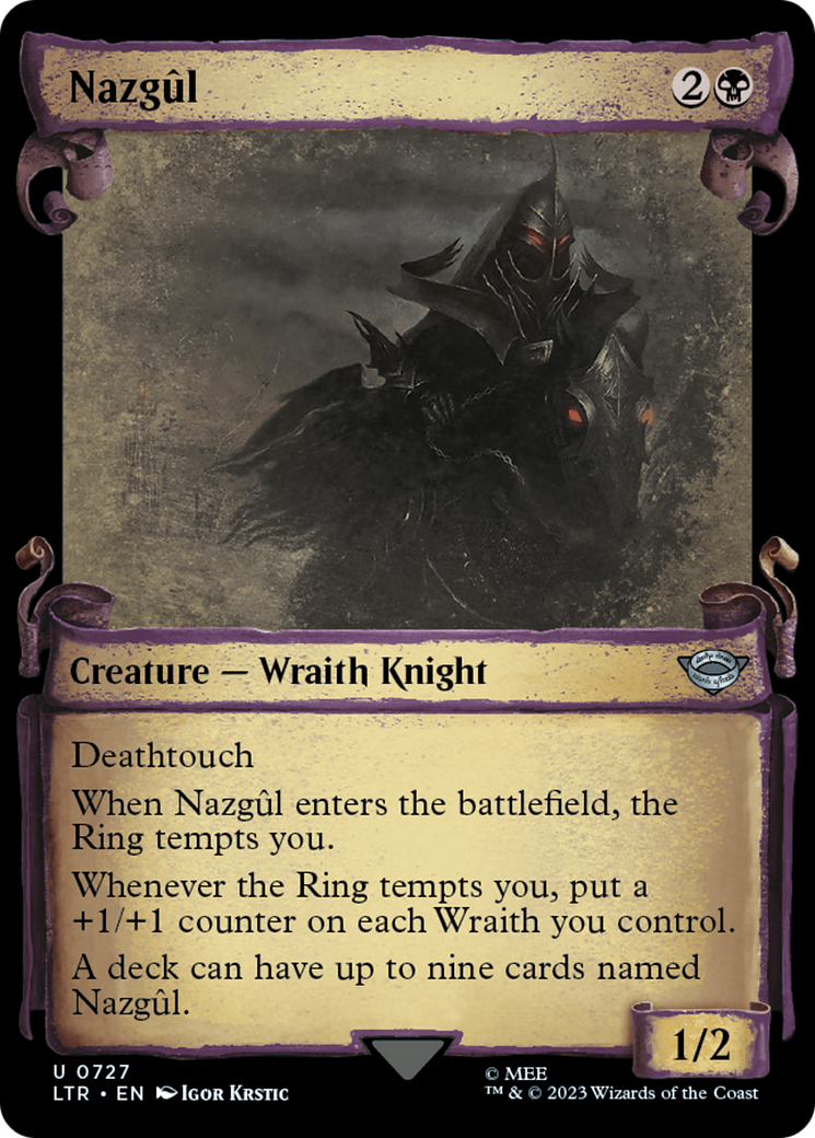 Nazgul (0727) [The Lord of the Rings: Tales of Middle-Earth Showcase Scrolls] | Golgari Games