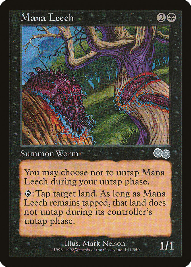 Mana Leech [Urza's Saga] | Golgari Games