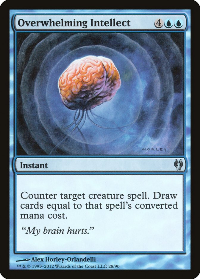 Overwhelming Intellect [Duel Decks: Izzet vs. Golgari] | Local Legends