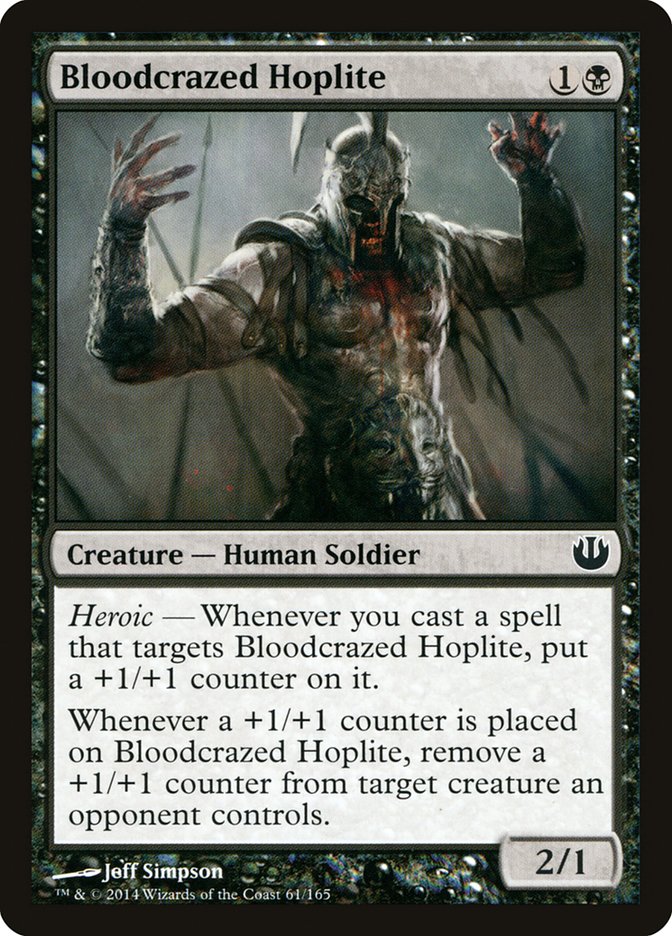 Bloodcrazed Hoplite [Journey into Nyx] | Golgari Games