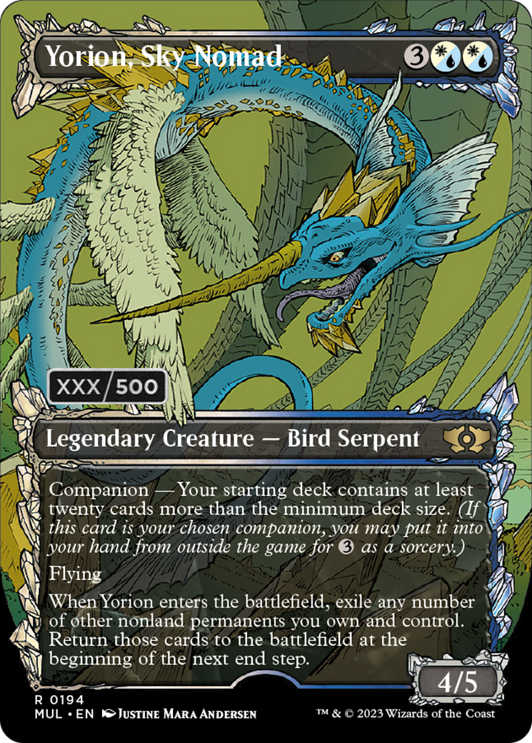 Yorion, Sky Nomad (Serialized) [Multiverse Legends] | Golgari Games