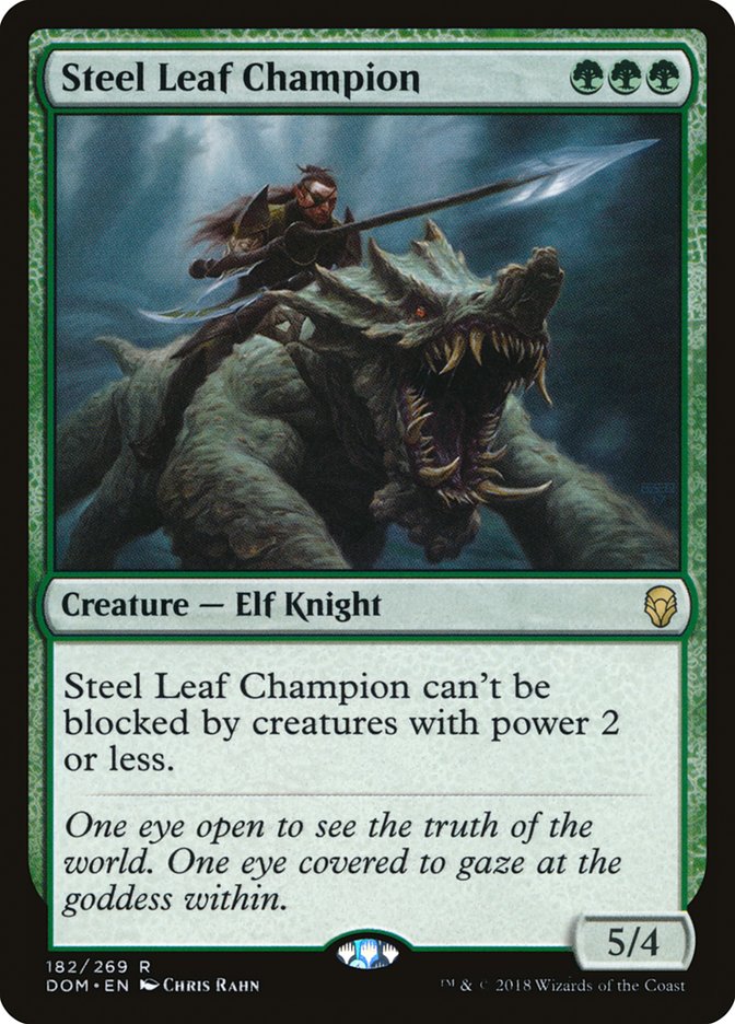 Steel Leaf Champion [Dominaria] | Golgari Games