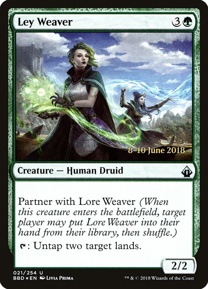 Ley Weaver [Battlebond Prerelease Promos] | Local Legends