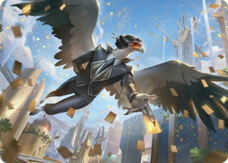 Skyboon Evangelist Art Card [Streets of New Capenna Art Series] | Golgari Games