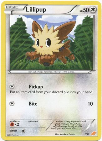 Lillipup (1/30) [Black & White: Trainer Kit - Excadrill] | Golgari Games