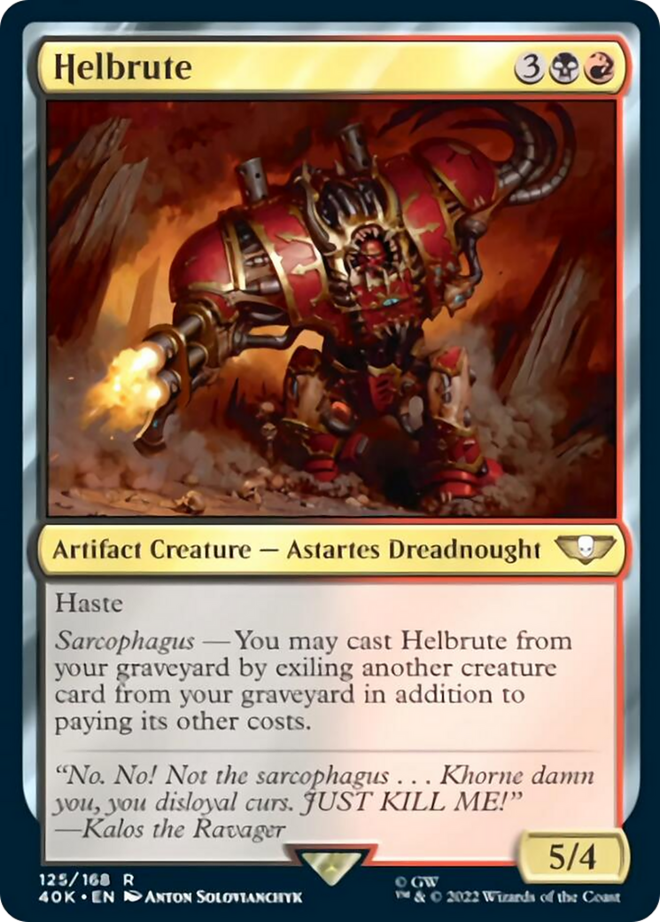 Helbrute (Surge Foil) [Universes Beyond: Warhammer 40,000] | Local Legends