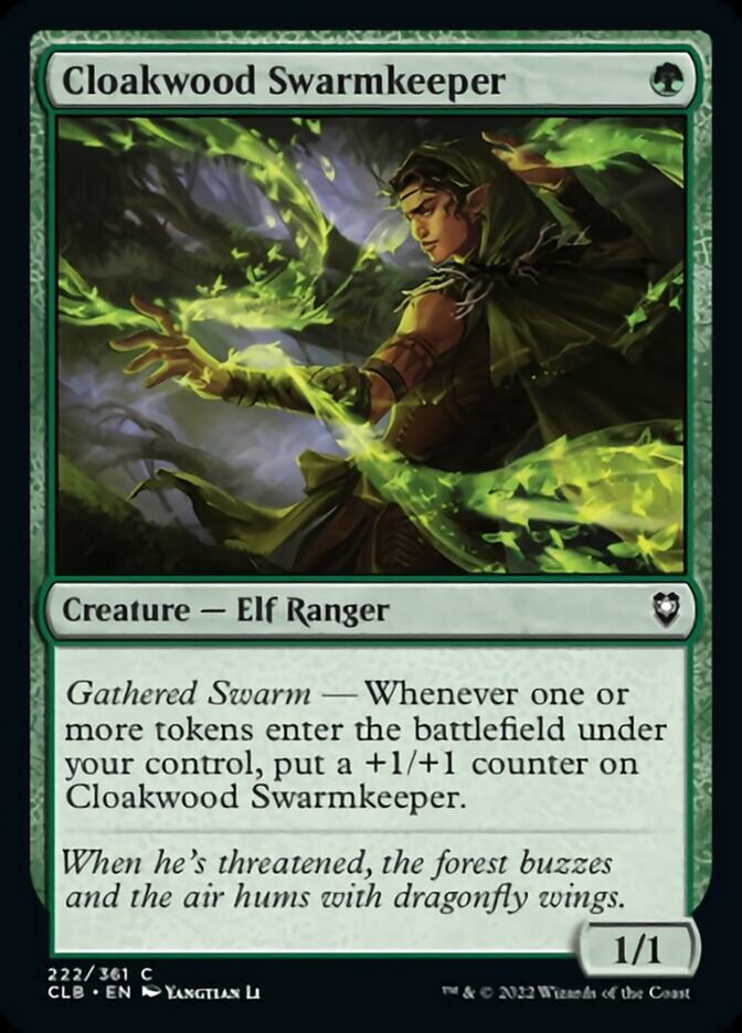 Cloakwood Swarmkeeper [Commander Legends: Battle for Baldur's Gate] | Golgari Games