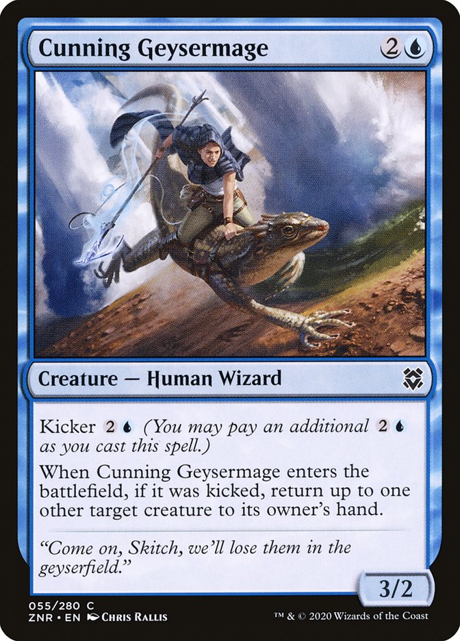 Cunning Geysermage [Zendikar Rising] | Local Legends