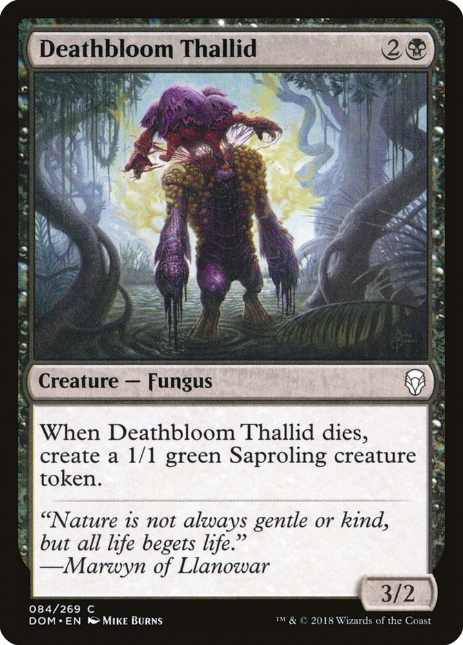 Deathbloom Thallid [Dominaria] | Golgari Games