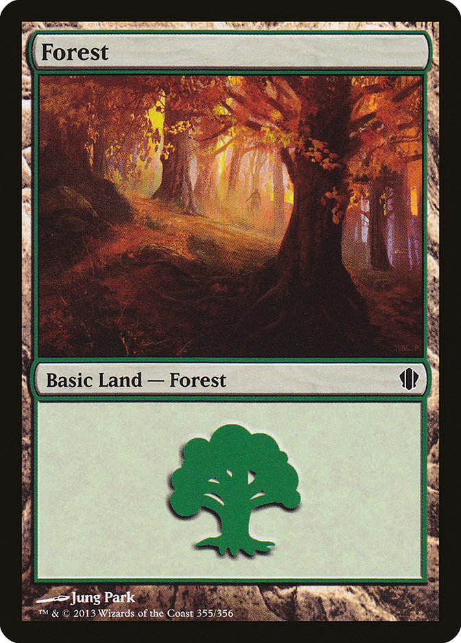 Forest (355) [Commander 2013] | Golgari Games