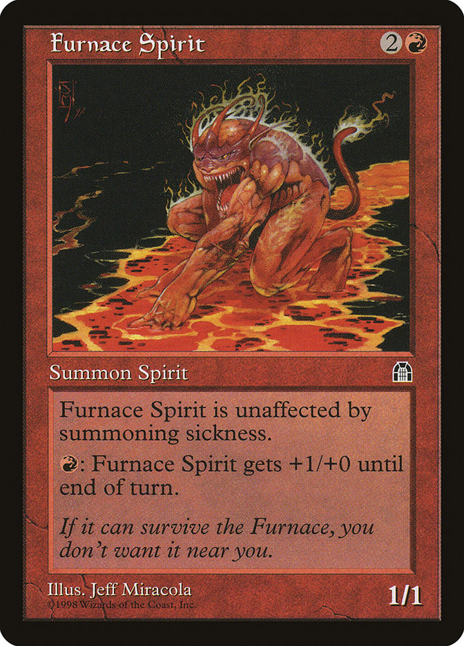 Furnace Spirit [Stronghold] | Golgari Games