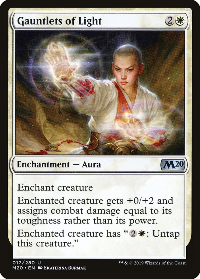 Gauntlets of Light [Core Set 2020] | Local Legends