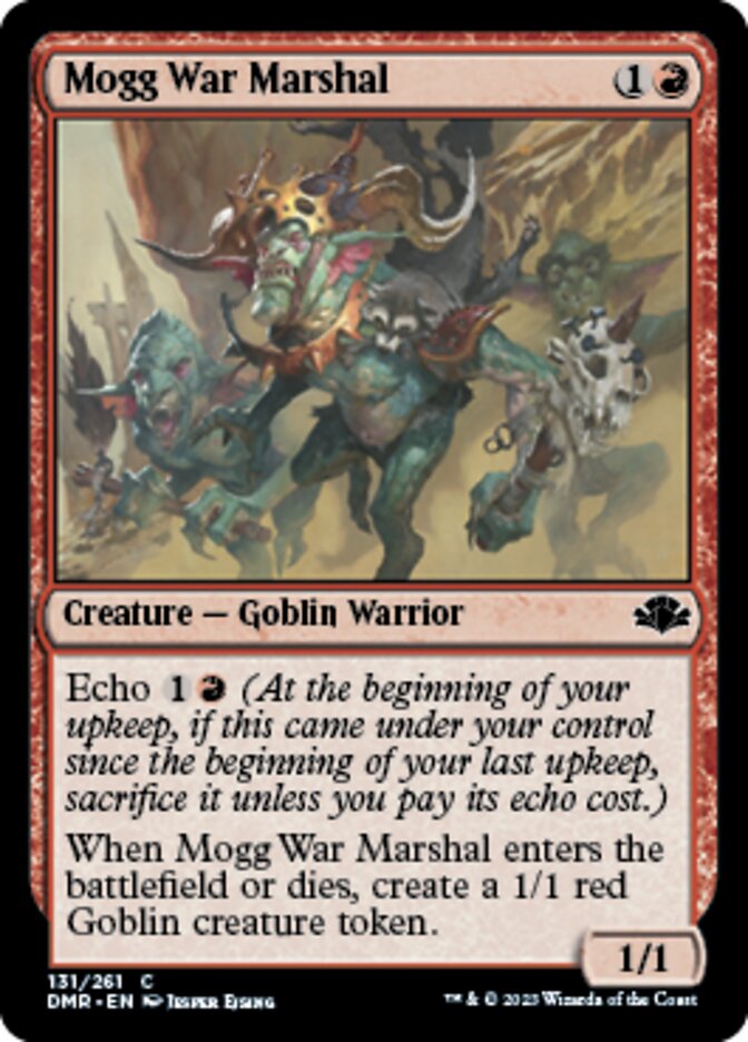 Mogg War Marshal [Dominaria Remastered] | Local Legends
