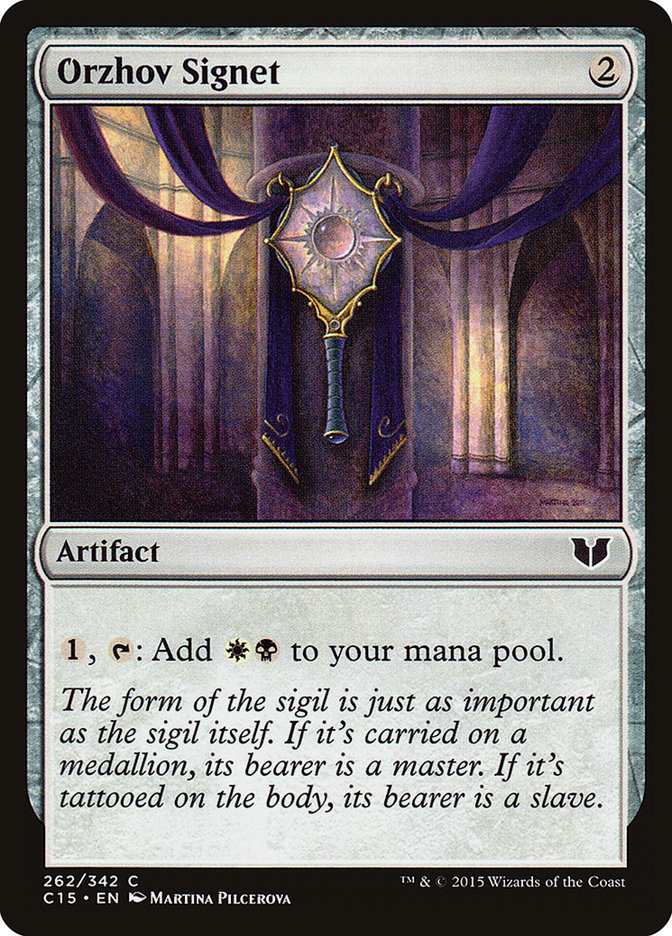 Orzhov Signet [Commander 2015] | Local Legends