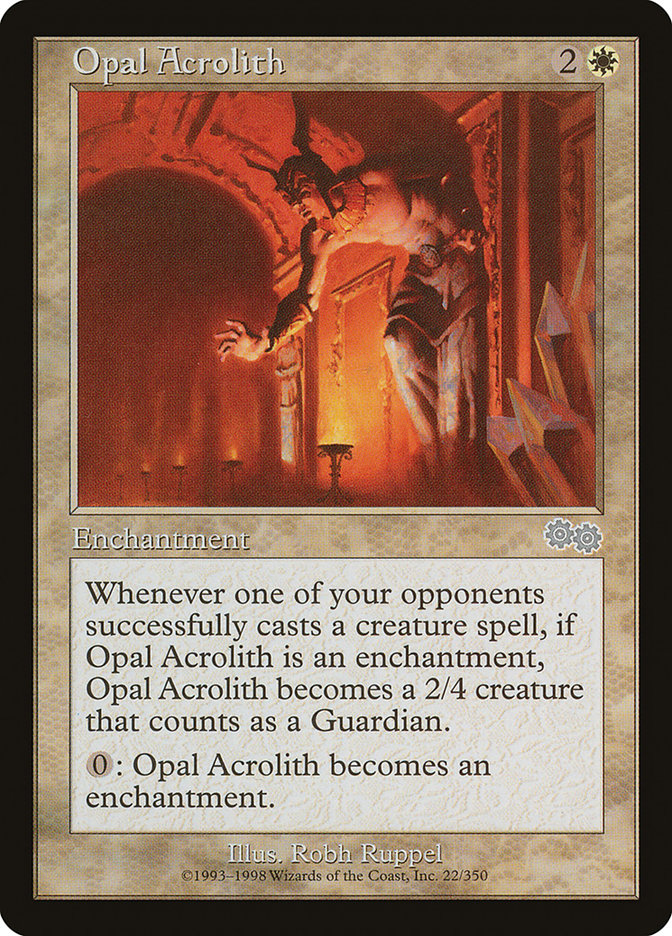 Opal Acrolith [Urza's Saga] | Local Legends