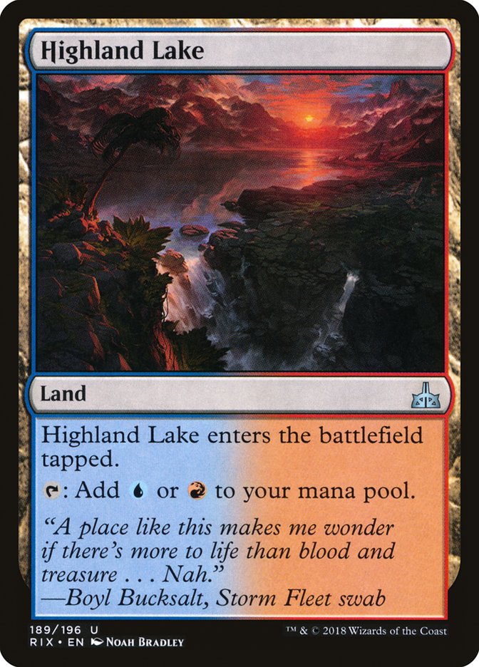 Highland Lake [Rivals of Ixalan] | Local Legends