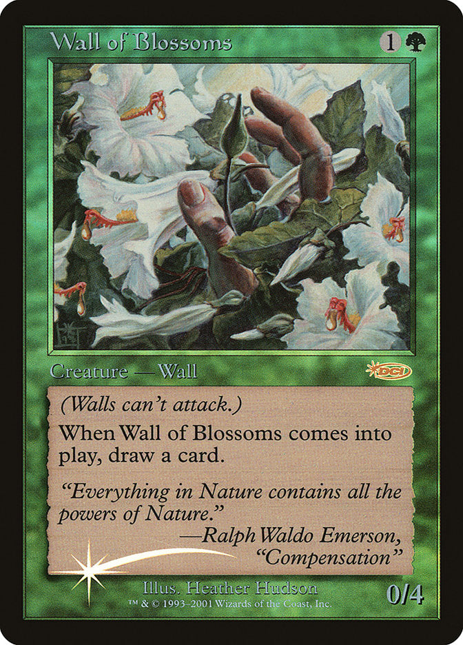 Wall of Blossoms [Friday Night Magic 2002] | Golgari Games