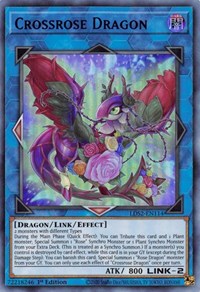 Crossrose Dragon (Blue) [LDS2-EN114] Ultra Rare | Golgari Games