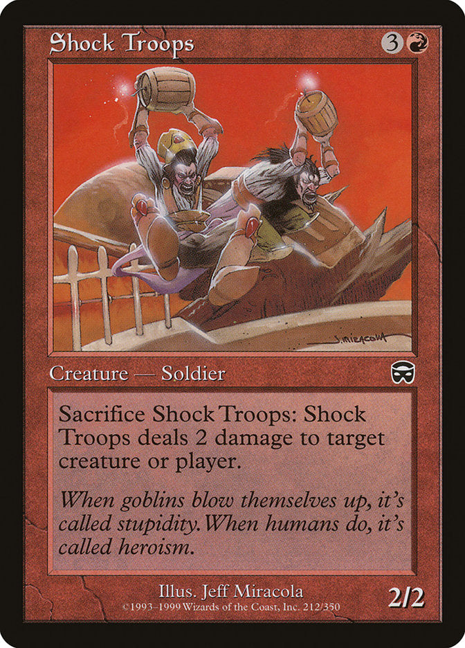 Shock Troops [Mercadian Masques] | Local Legends