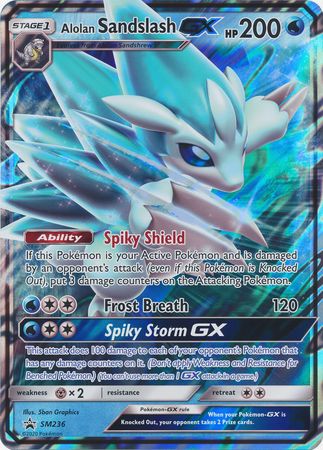 Alolan Sandslash GX (SM236) (Jumbo Card) [Sun & Moon: Black Star Promos] | Golgari Games