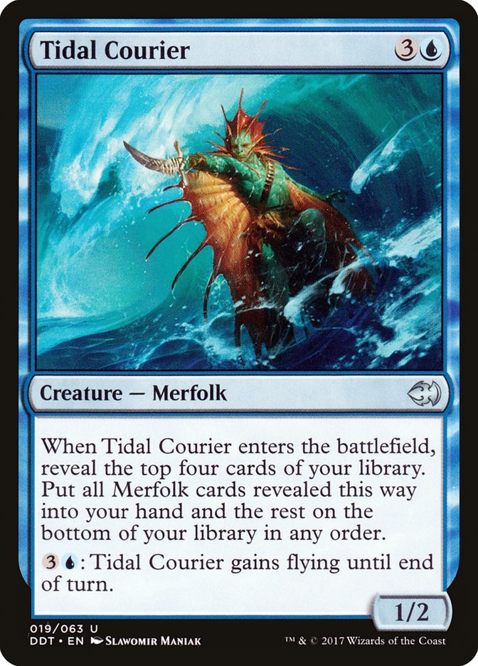 Tidal Courier [Duel Decks: Merfolk vs. Goblins] | Golgari Games