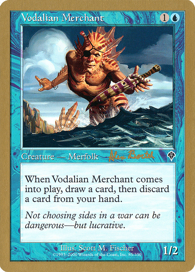 Vodalian Merchant (Alex Borteh) [World Championship Decks 2001] | Golgari Games