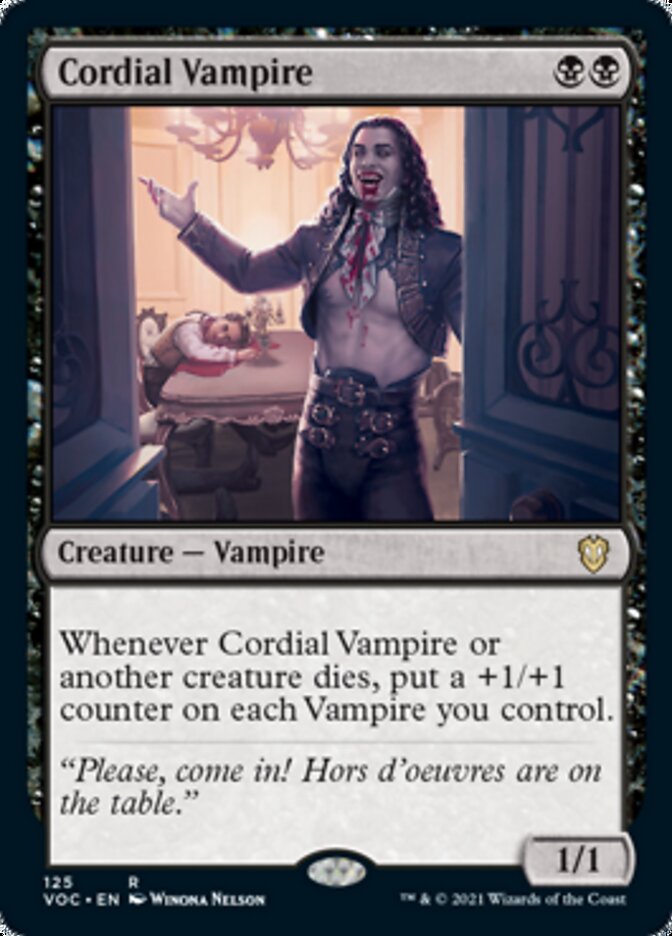 Cordial Vampire [Innistrad: Crimson Vow Commander] | Golgari Games