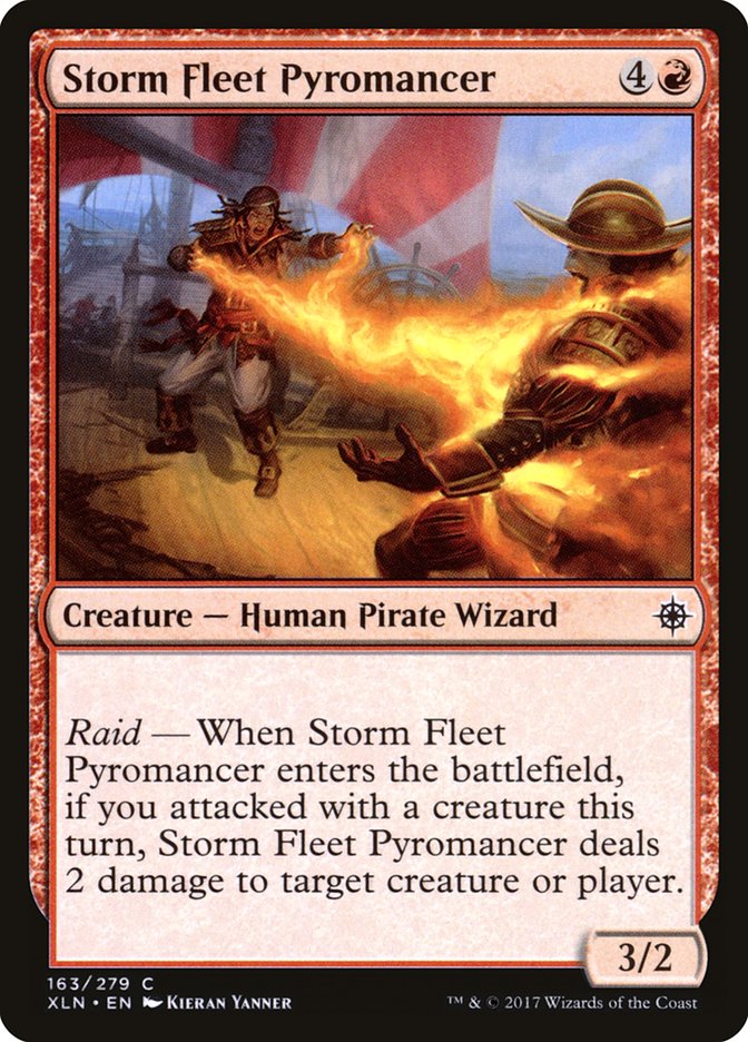 Storm Fleet Pyromancer [Ixalan] | Golgari Games