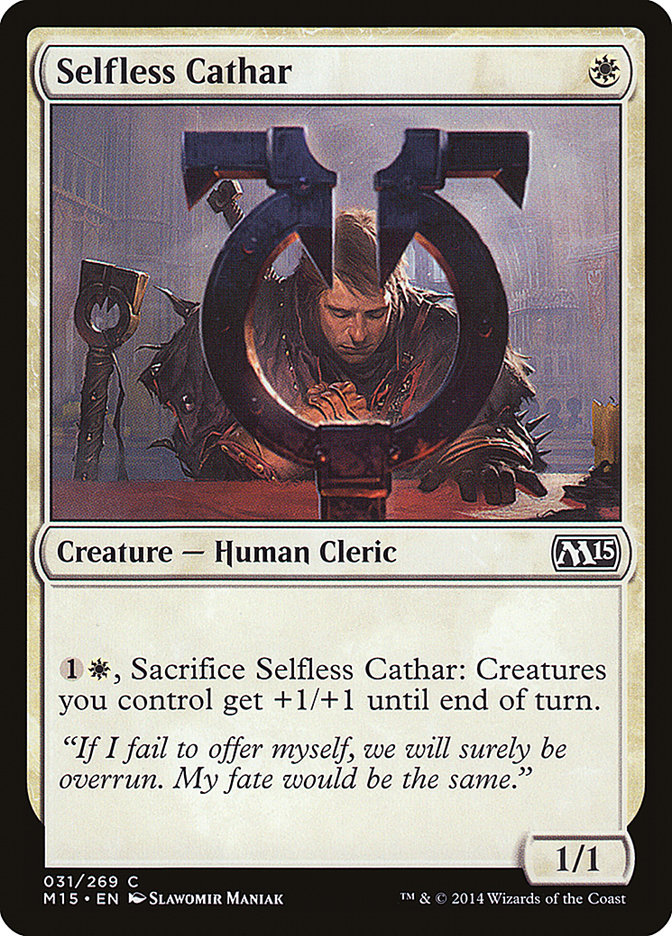 Selfless Cathar [Magic 2015] | Golgari Games