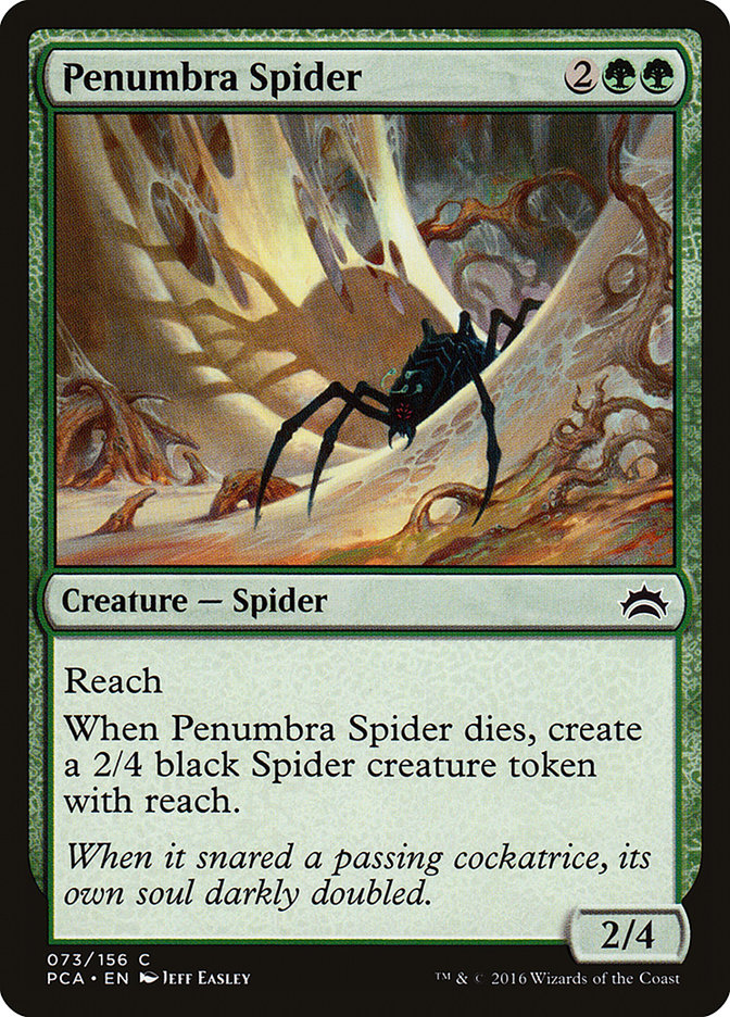 Penumbra Spider [Planechase Anthology] | Golgari Games