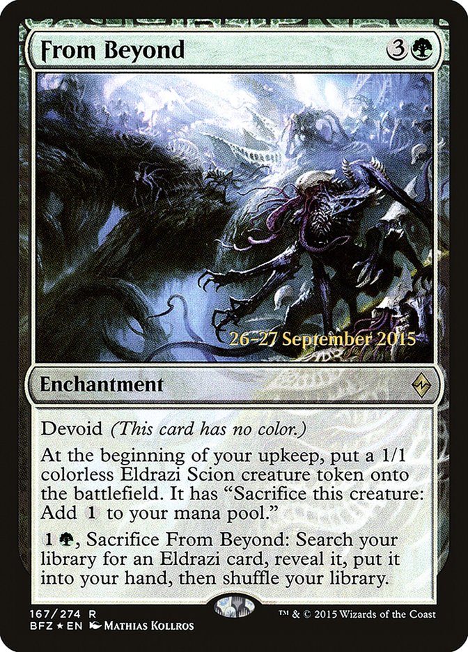 From Beyond [Battle for Zendikar Prerelease Promos] | Local Legends