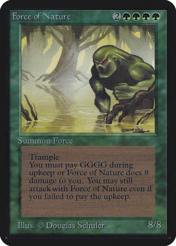 Force of Nature [Alpha Edition] | Golgari Games