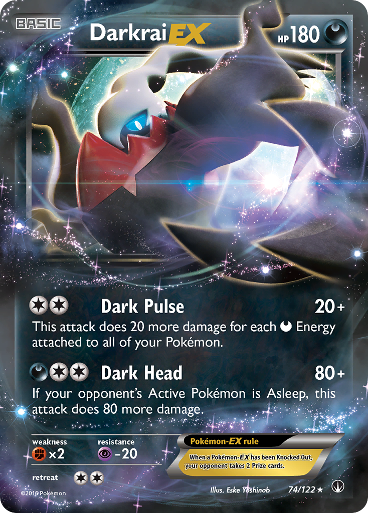 Darkrai EX (74/122) [XY: BREAKpoint] | Golgari Games