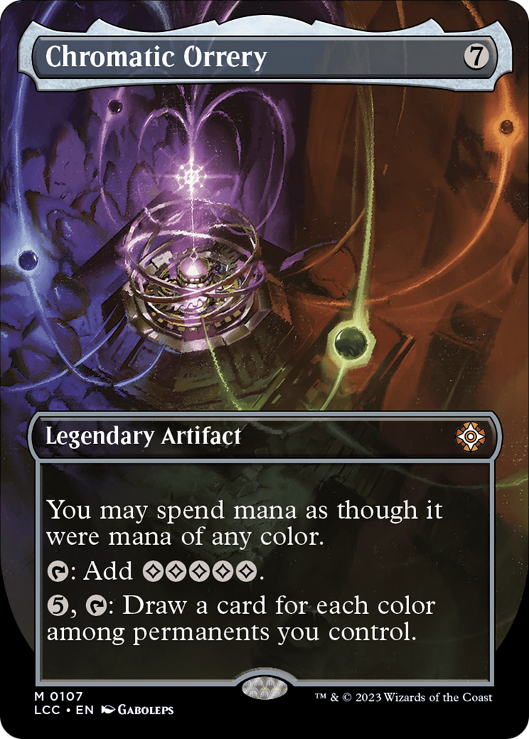 Chromatic Orrery (Borderless) [The Lost Caverns of Ixalan Commander] | Local Legends