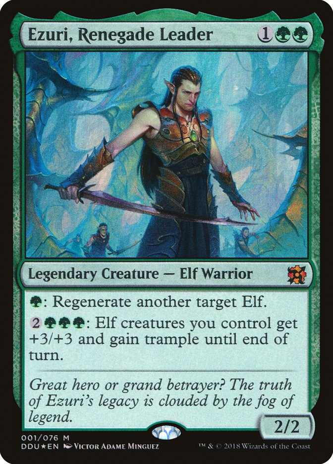 Ezuri, Renegade Leader [Duel Decks: Elves vs. Inventors] | Golgari Games