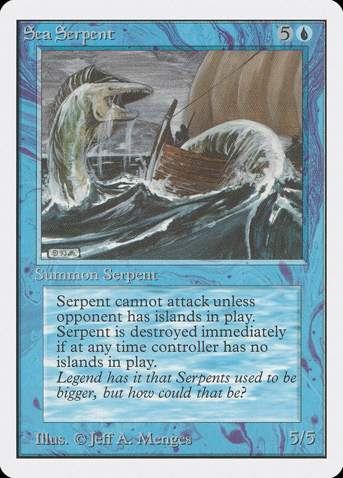 Sea Serpent [Unlimited Edition] | Golgari Games