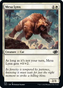 Mesa Lynx [Jumpstart 2022] | Golgari Games