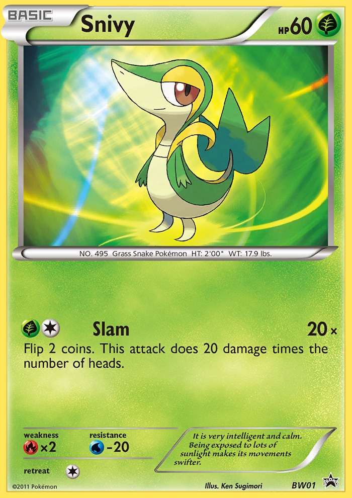 Snivy (BW01) [Black & White: Black Star Promos] | Golgari Games