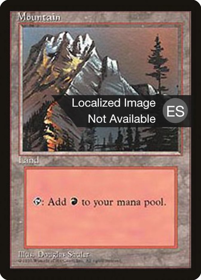 Mountain (A) [Fourth Edition (Foreign Black Border)] | Local Legends