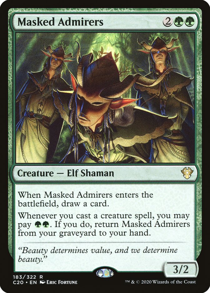 Masked Admirers [Commander 2020] | Local Legends