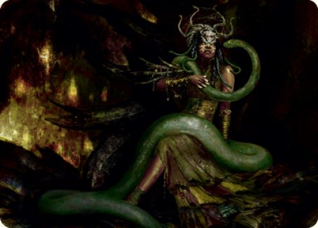 Saryth, the Viper's Fang Art Card [Innistrad: Midnight Hunt Art Series] | Local Legends