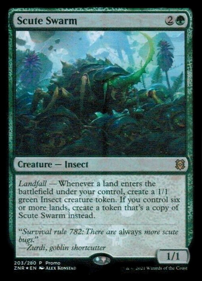 Scute Swarm [Resale Promos] | Golgari Games