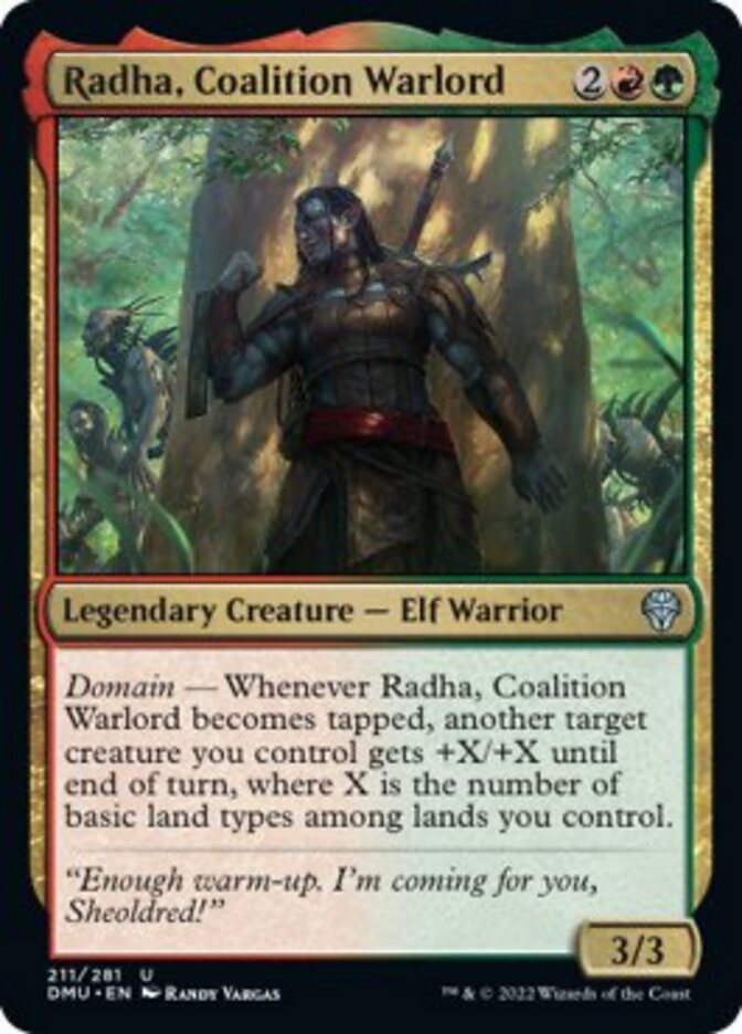 Radha, Coalition Warlord [Dominaria United] | Golgari Games