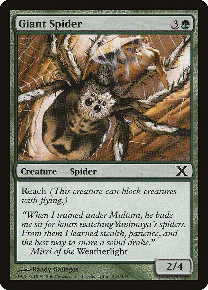 Giant Spider [Tenth Edition] | Golgari Games