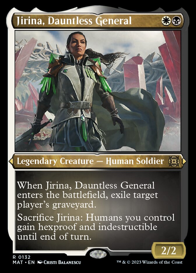 Jirina, Dauntless General (Foil Etched) [March of the Machine: The Aftermath] | Local Legends