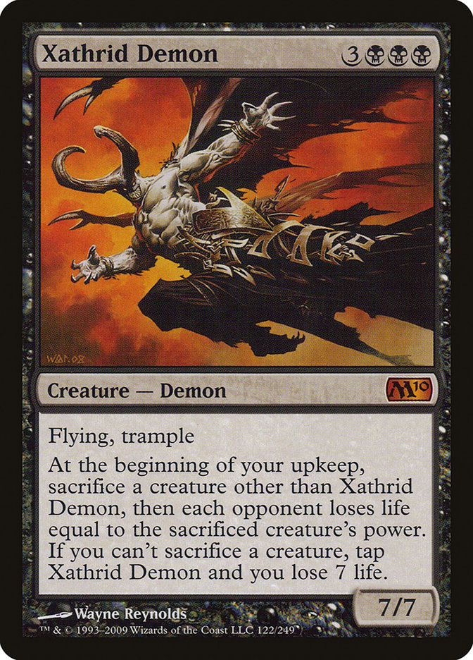 Xathrid Demon [Magic 2010] | Golgari Games