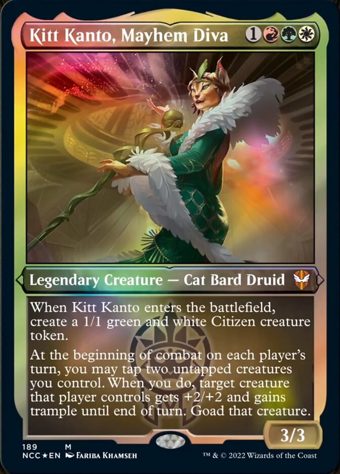 Kitt Kanto, Mayhem Diva (Display Commander) [Streets of New Capenna Commander] | Local Legends